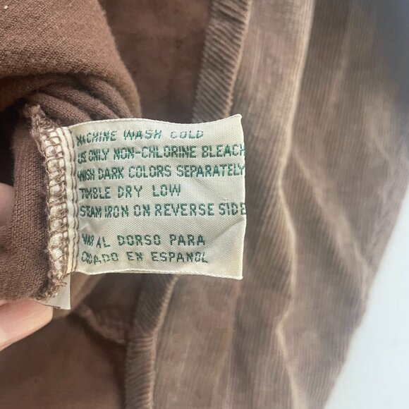 St John's Bay Wildermess Lodges Brown Corduroy Button-Up‎ Shirt Women's SZ M - Picture 6 of 11